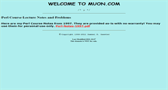 Desktop Screenshot of muon.com